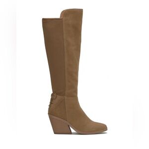 Lucky Brand MeKinna Dark Natural Oiled Suede Boots